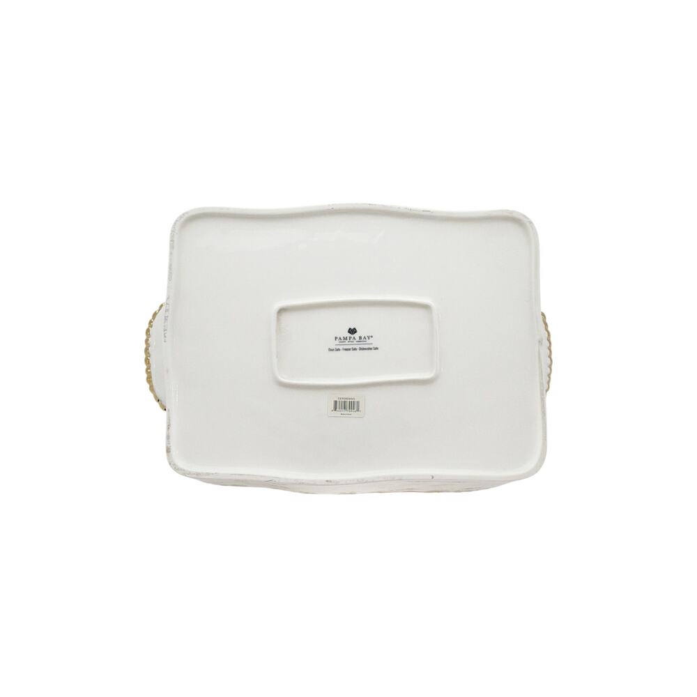 PAMPA BAY Golden Salerno 11" X 9" Rectangular Baking Dish - Picture 9 of 11